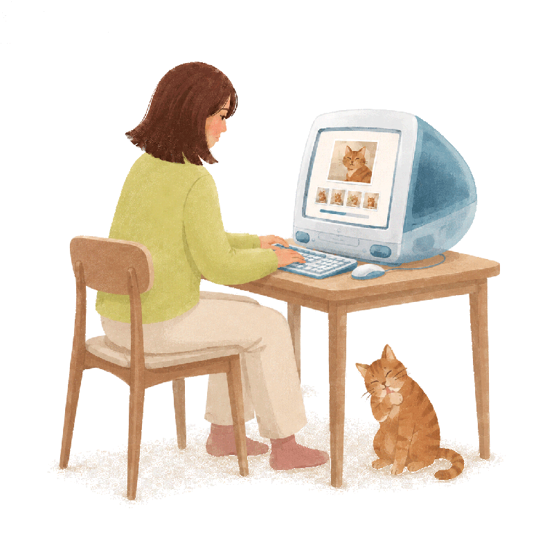 フォームから写真を送る様子